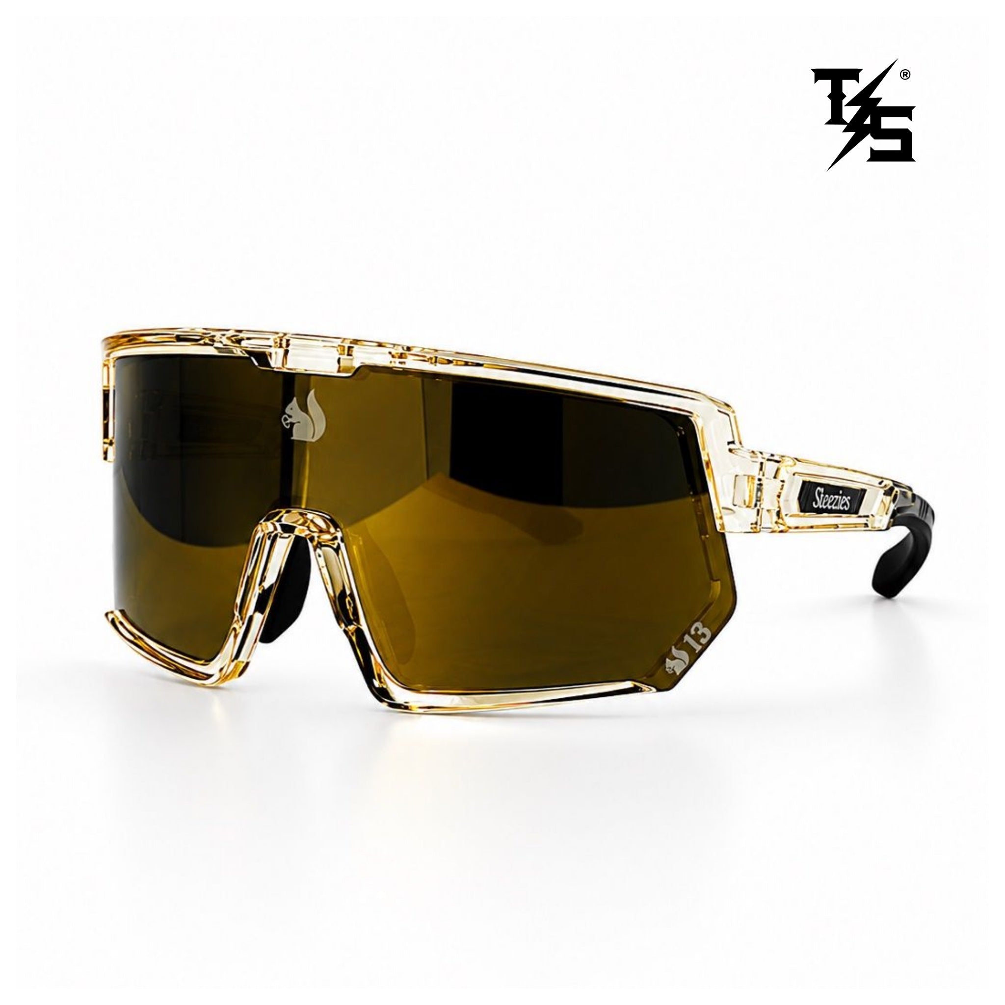 Steezies - Safety Glasses - Gold Frame Gold Lens