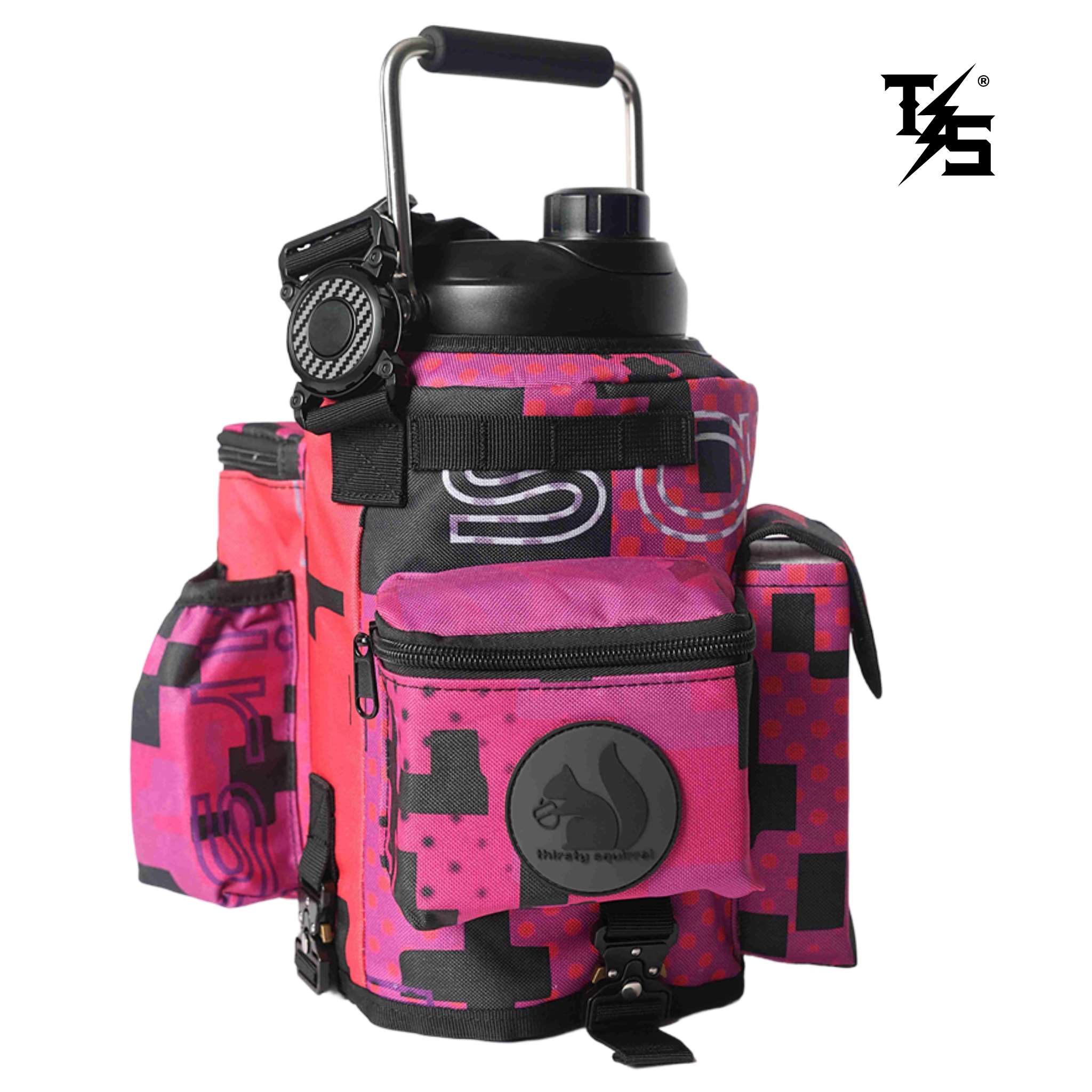 Thirsty Squirrel OG Water Bottle Cover Pink Camo