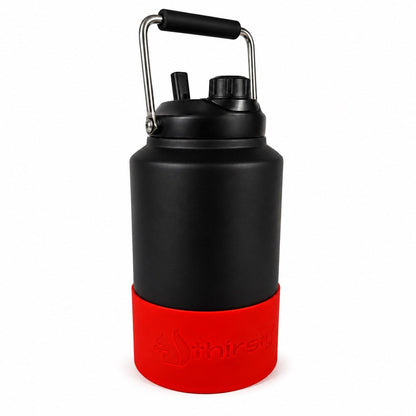 3.8L Water Bottle | Black | Thirsty Squirrel