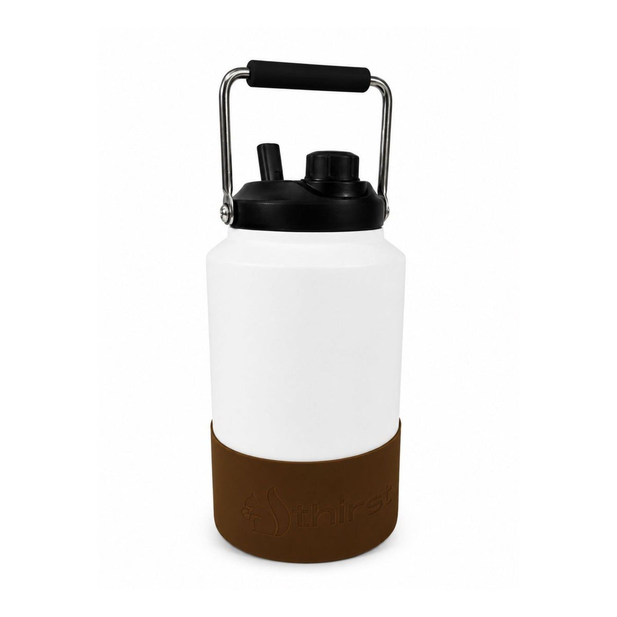 3.8L Water Bottle | White | Thirsty Squirrel