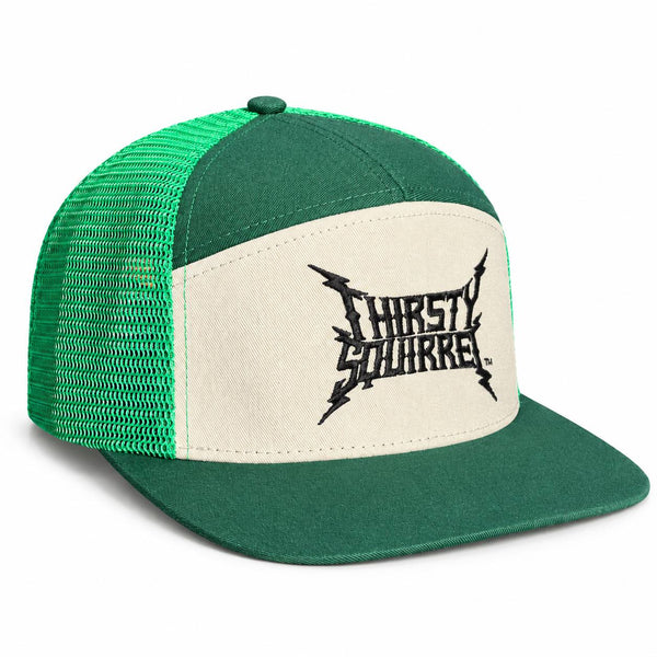 Thirsty Squirrel Snapback Cap - Green