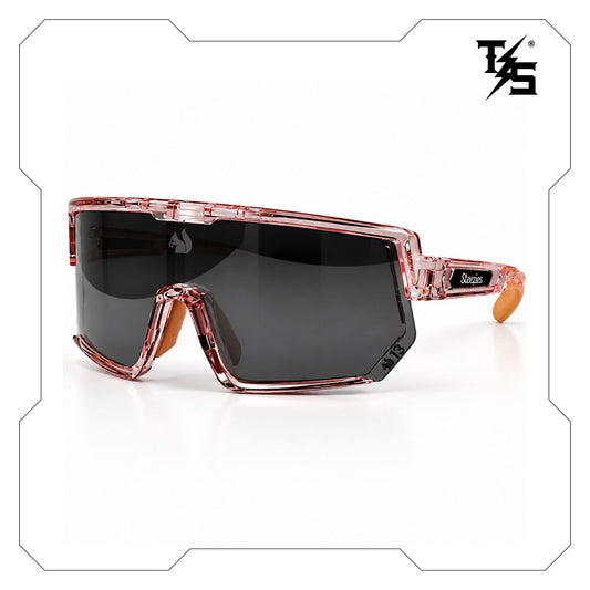 Steezies - Safety Glasses | AS/NZS 1337.1 , Pink Frame , Silver Lens