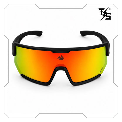 Steezies  - Safety Glasses  | AS/NZS 1337.1 , Black Frame With Pink Lens