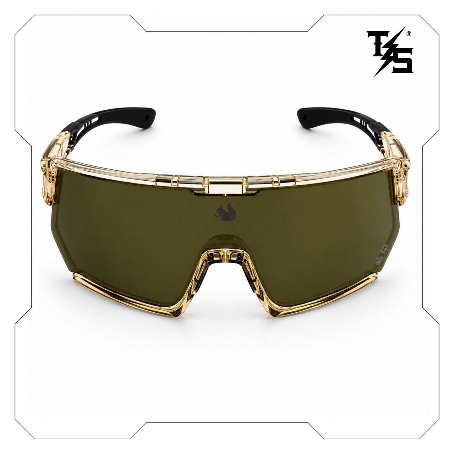 Steezies - Safety Glasses | AS/NZS 1337.1 , Gold Frame , Gold Lens.