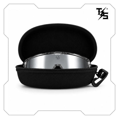 Steezies  - Safety Glasses | AS/NZS 1337.1 Certified , Clear Frame , Silver Lens.