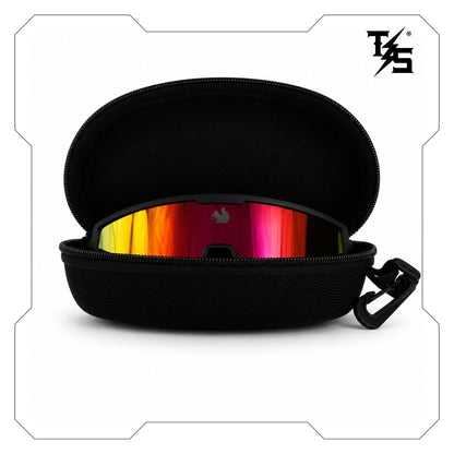 Steezies  - Safety Glasses  | AS/NZS 1337.1 , Black Frame With Pink Lens