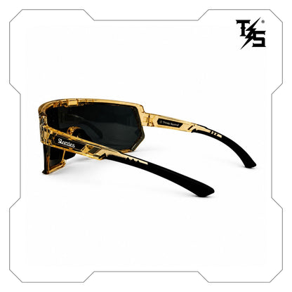 Steezies - Safety Glasses | AS/NZS 1337.1 , Gold Frame , Gold Lens.