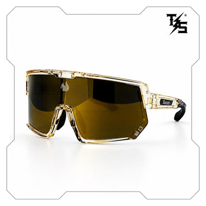 Steezies - Safety Glasses | AS/NZS 1337.1 , Gold Frame , Gold Lens.