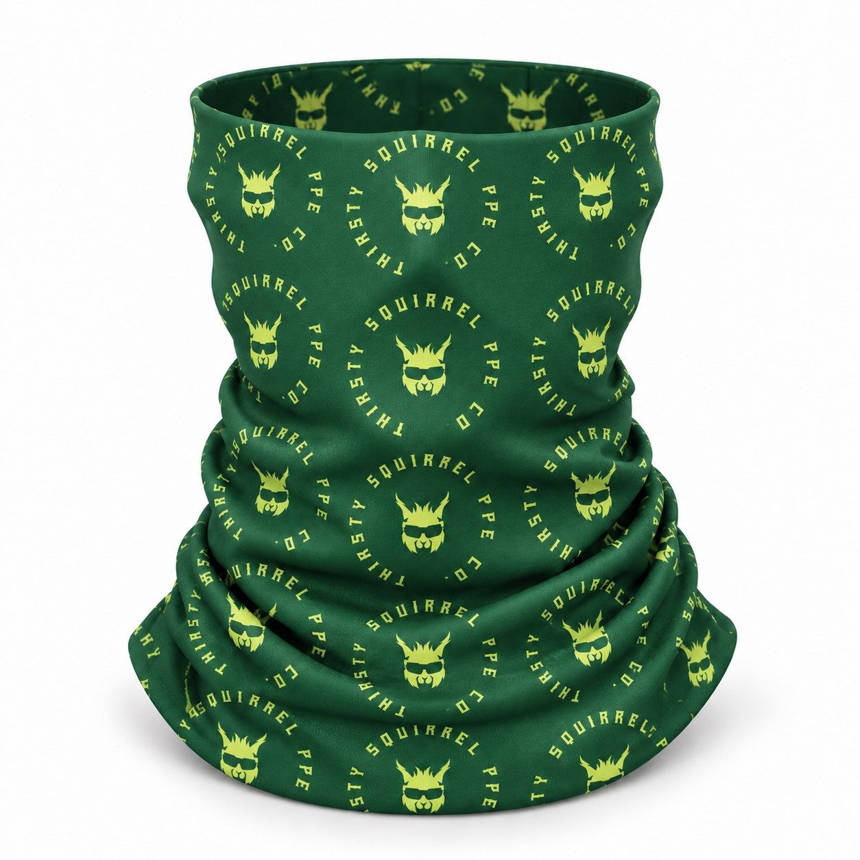 Face Sock | UPF 50 – Green & Yellow