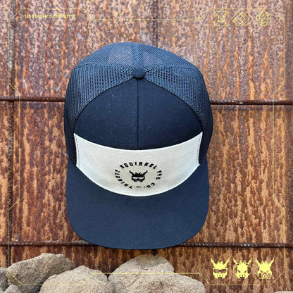 Snapback Cap – Thirsty Squirrel | Adjustable Unisex Hat Black and White 