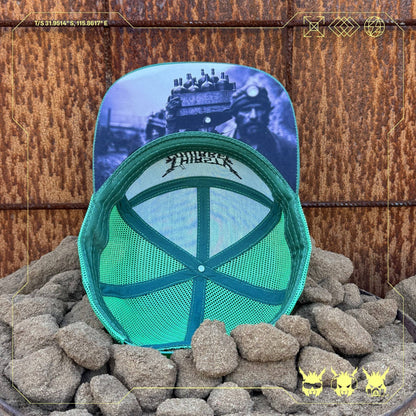 Snapback Cap – Thirsty Squirrel | Adjustable Unisex Hat Green