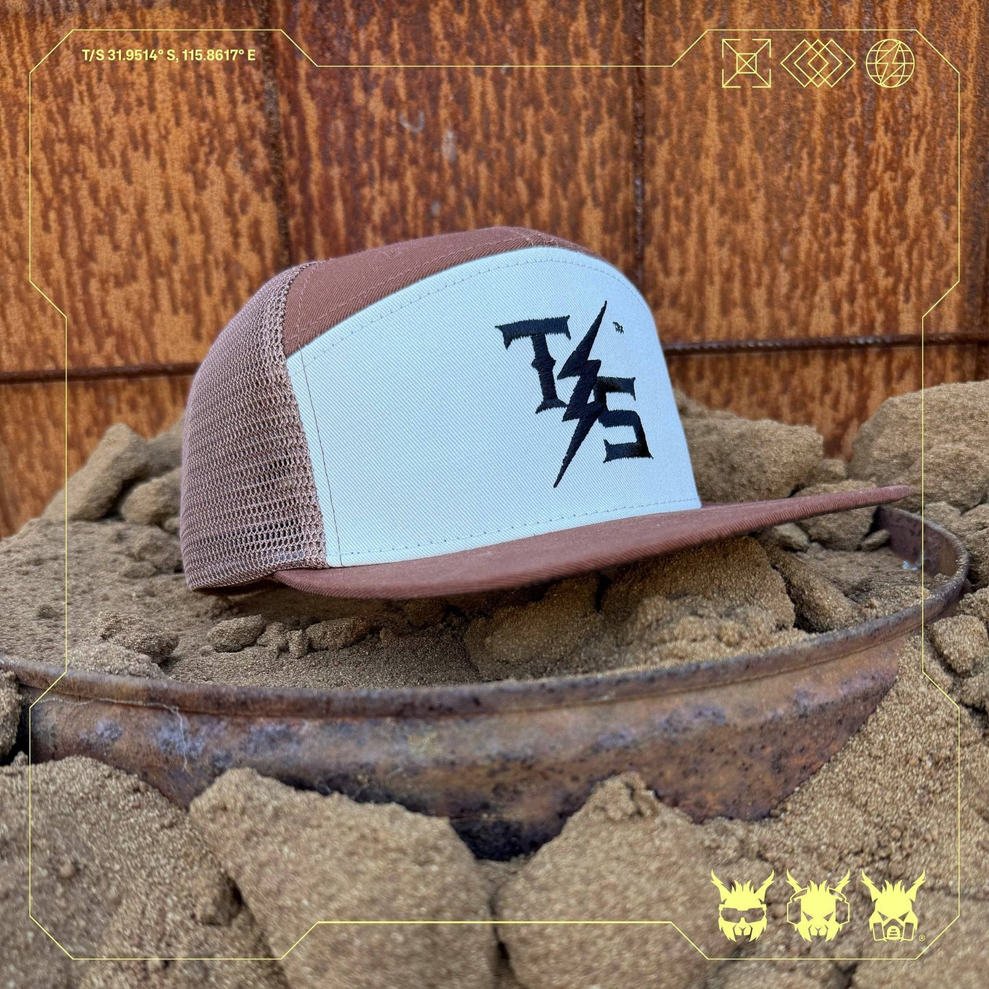 Snapback Cap – Thirsty Squirrel | Adjustable Unisex Hat Brown