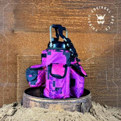 Thirsty Squirrel OG Water Bottle Cover Pink Camo