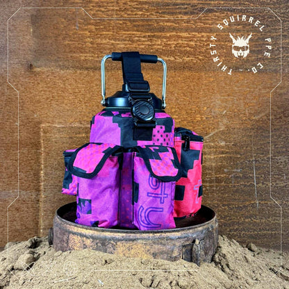 Thirsty Squirrel OG Water Bottle Cover Pink Camo