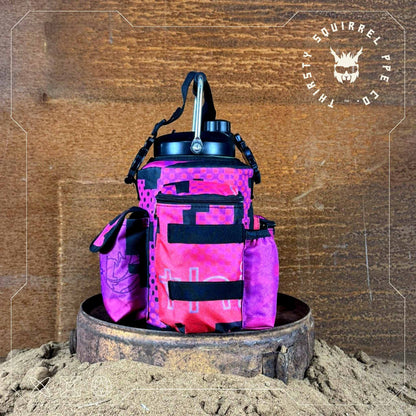 Thirsty Squirrel OG Water Bottle Cover Pink Camo