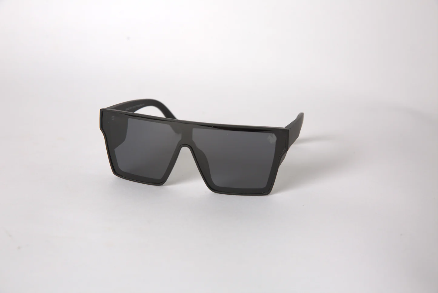 Safety Glasses - Black Matte, Black Edge Frame.