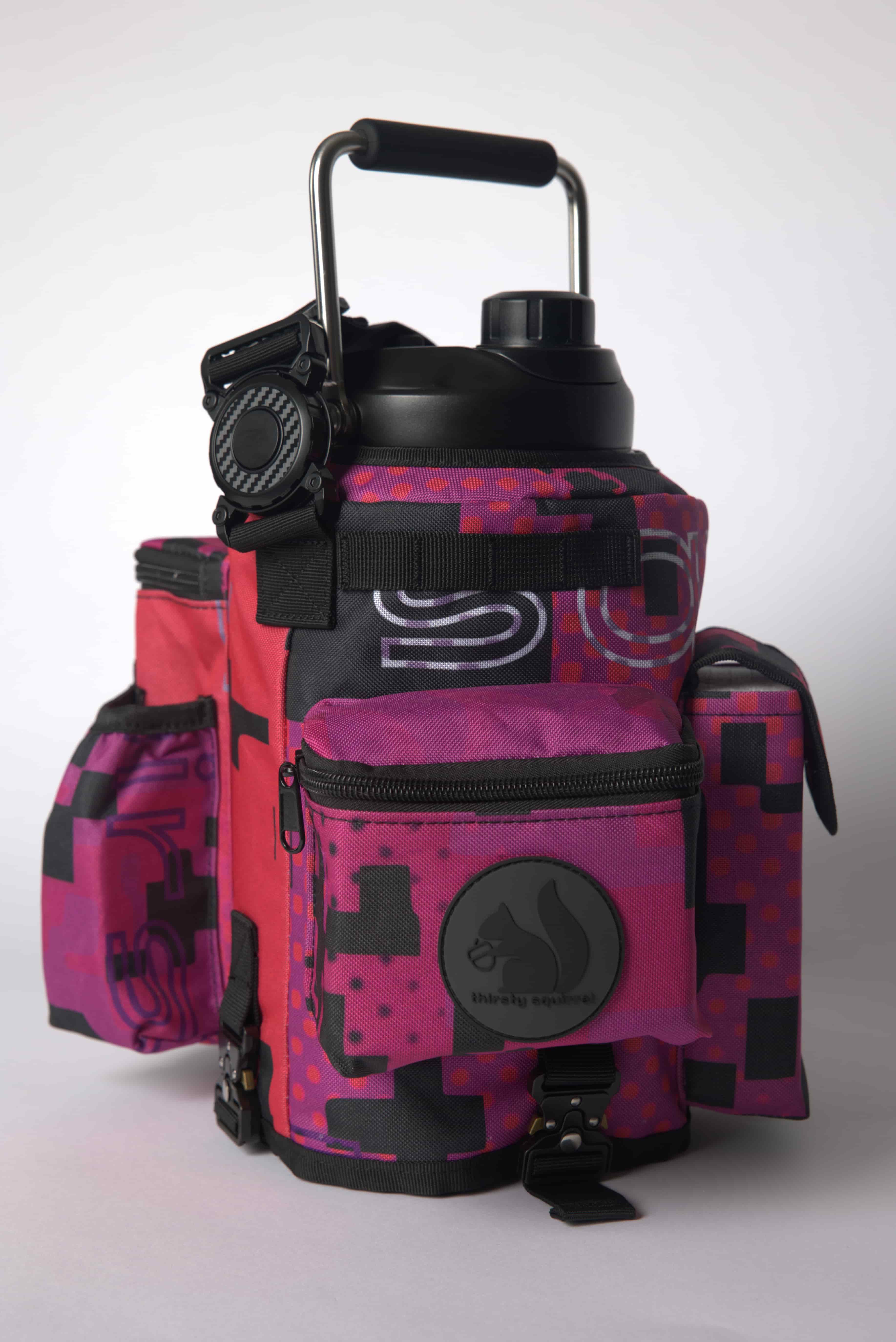 Thirsty Squirrel OG water Bottle Cover- Camo Pink